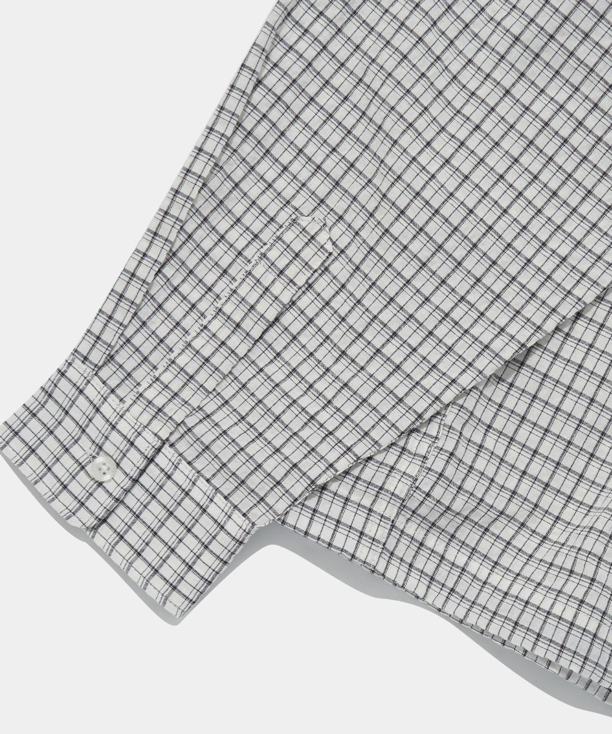 컬럼비아 유니버시티(COLUMBIA UNIVERSITY) MICRO-CHECK UTILITY SHIRTS_WHITE