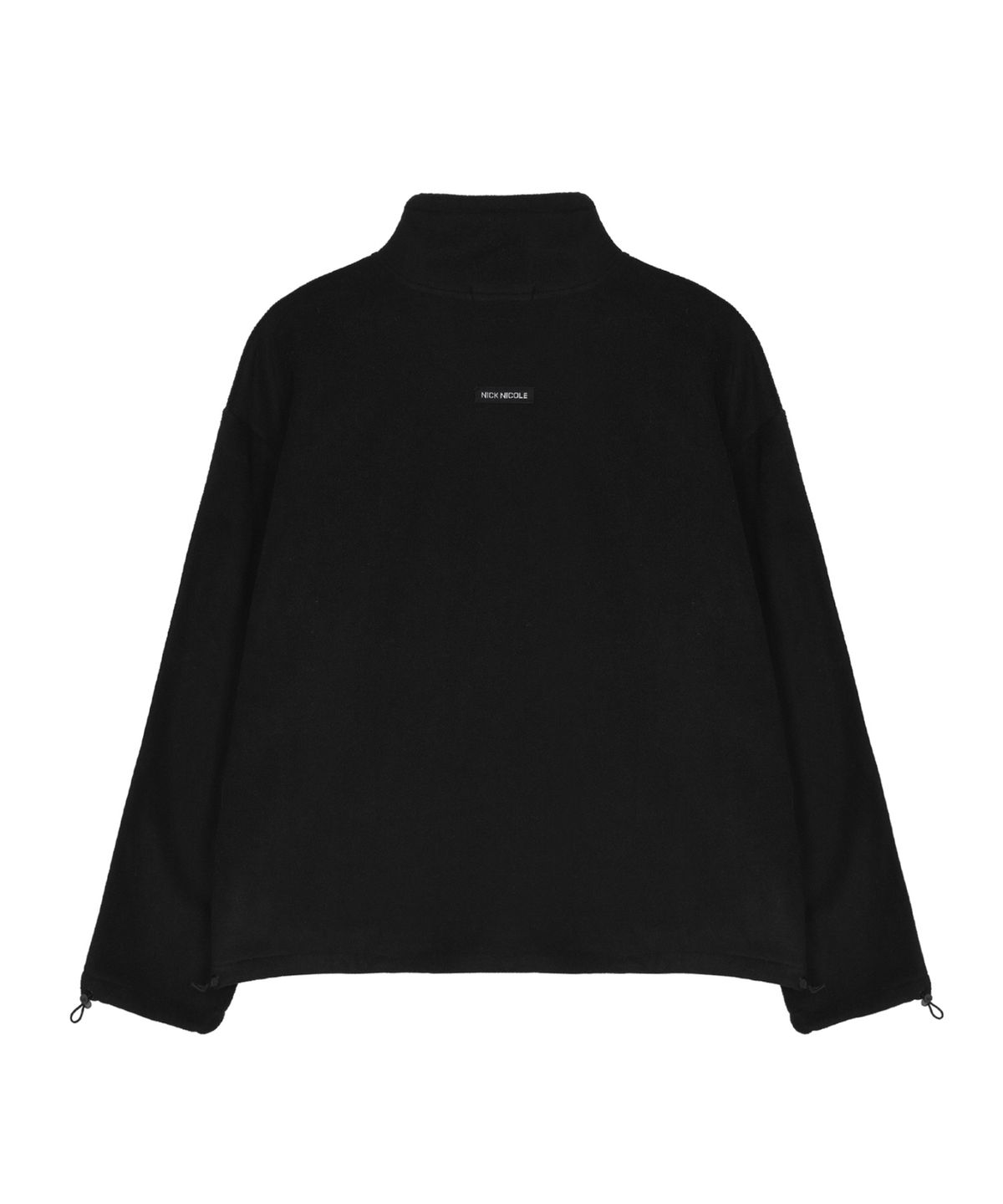 닉앤니콜(NICK&NICOLE) FLEECE ZIP-UP JACKET_BLACK
