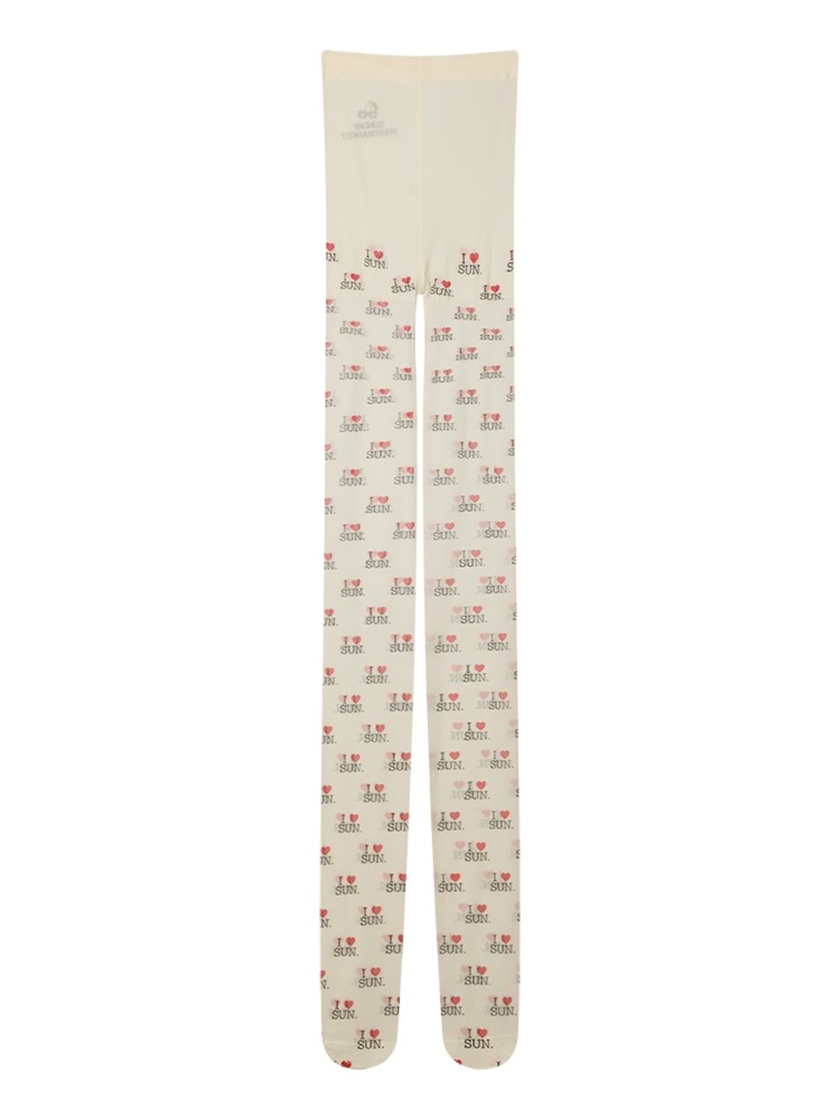 선데이후르츠마켓(SUNDAY FRUIT MARKET) I LOVE SUN STOCKINGS BEIGE