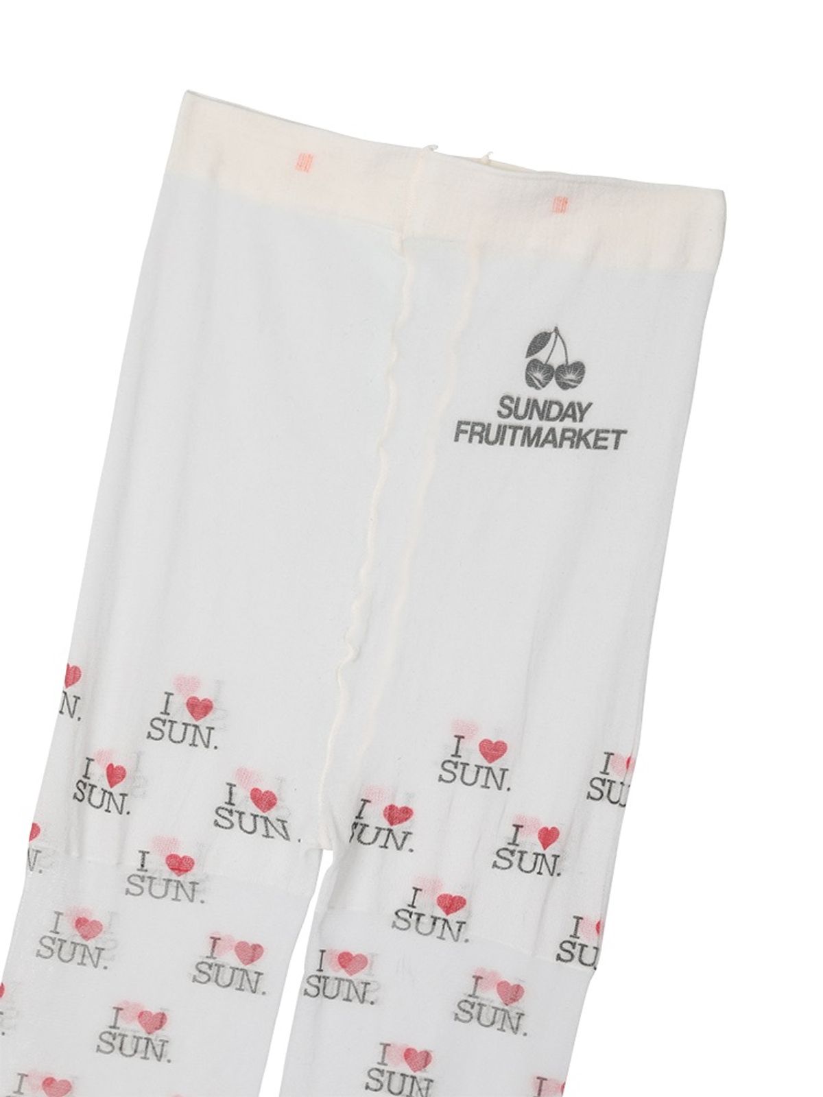 선데이후르츠마켓(SUNDAY FRUIT MARKET) I LOVE SUN STOCKINGS GRAY