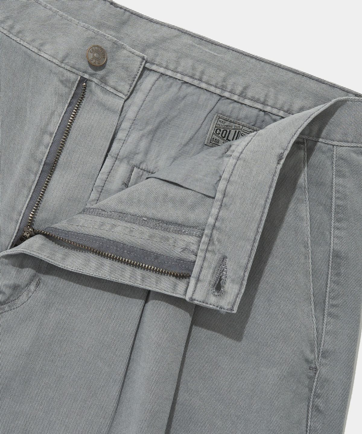 컬럼비아 유니버시티(COLUMBIA UNIVERSITY) TWOTUCK DYED TWILL BERMUDA SHORTS PANTS_GRAY