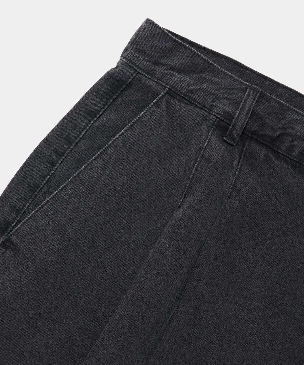 컬럼비아 유니버시티(COLUMBIA UNIVERSITY) TWOTUCK DENIM BERMUDA SHORTS PANTS_GRAY JEAN