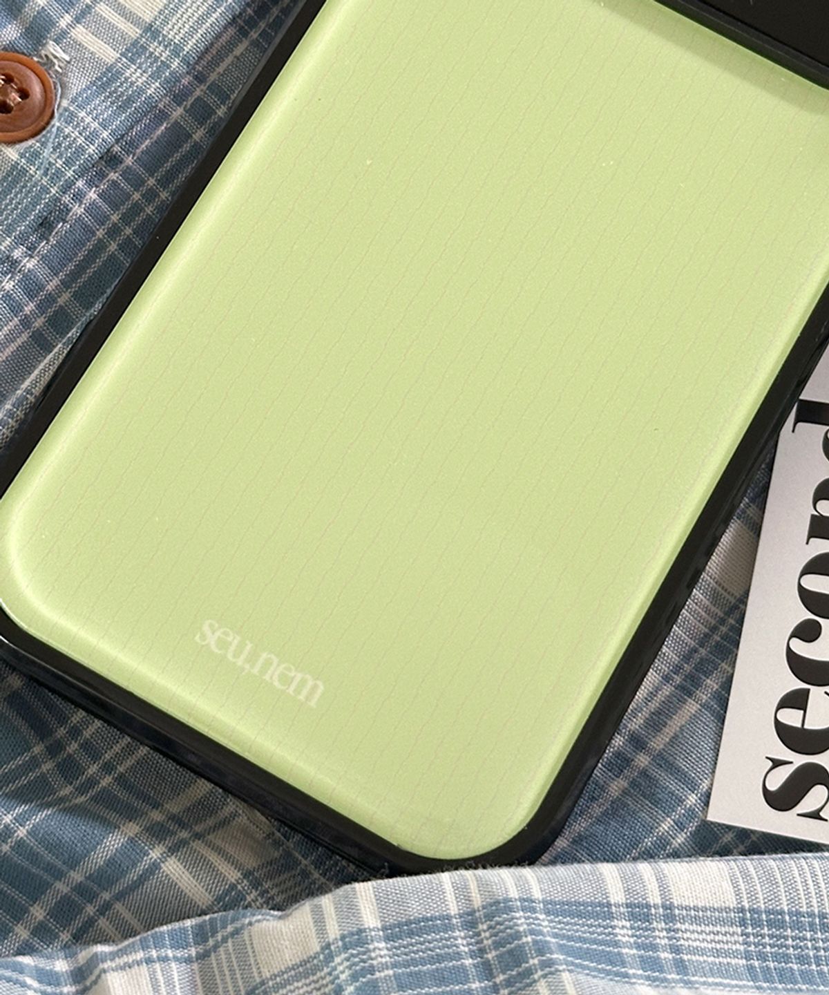 세컨드유니크네임(SECOND UNIQUE NAME) SUN CASE GRAPHIC STRIPE MELON
