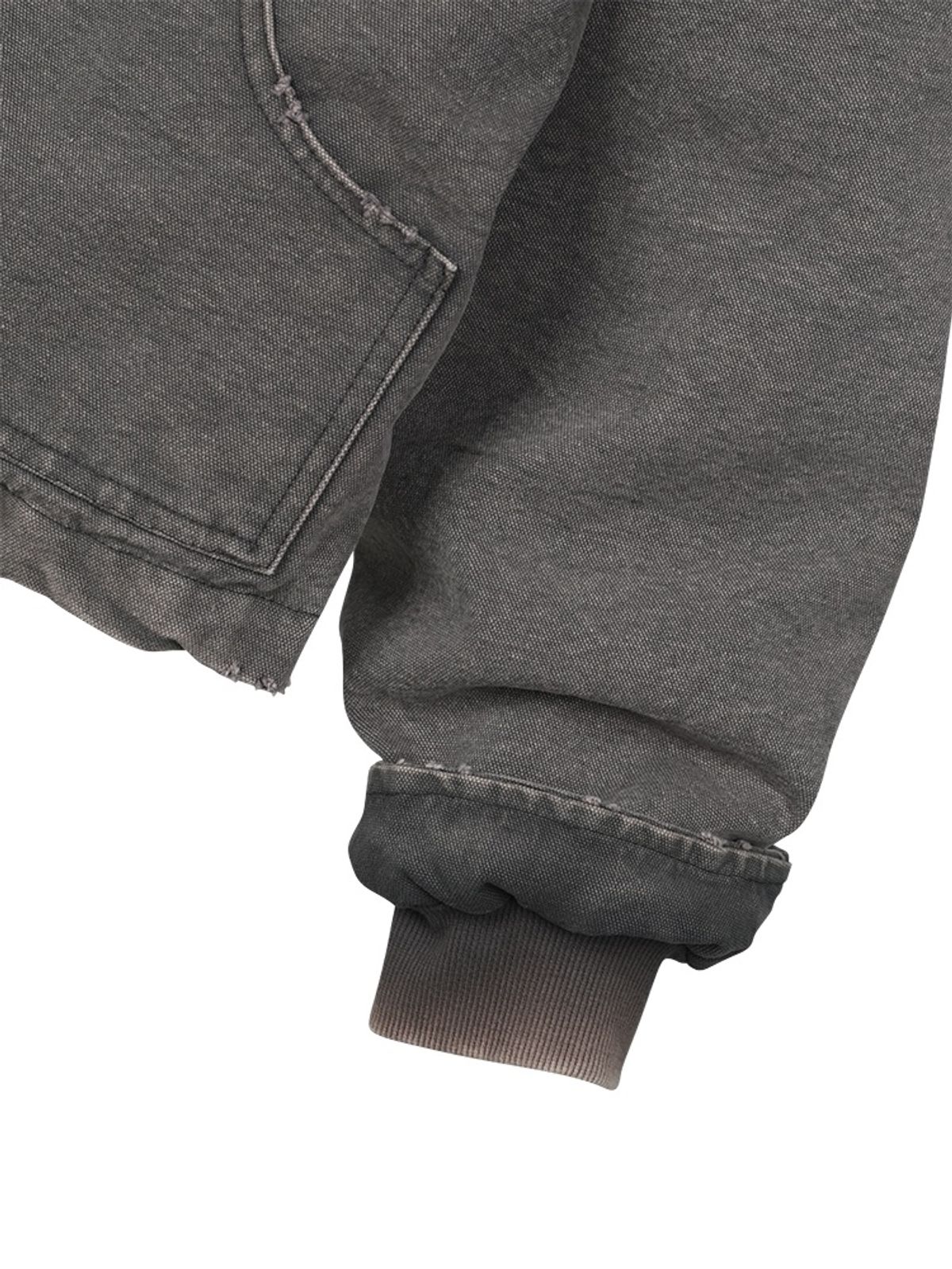 선데이후르츠마켓(SUNDAY FRUIT MARKET) SQUARE APPLE WASHED JACKET CHARCOAL