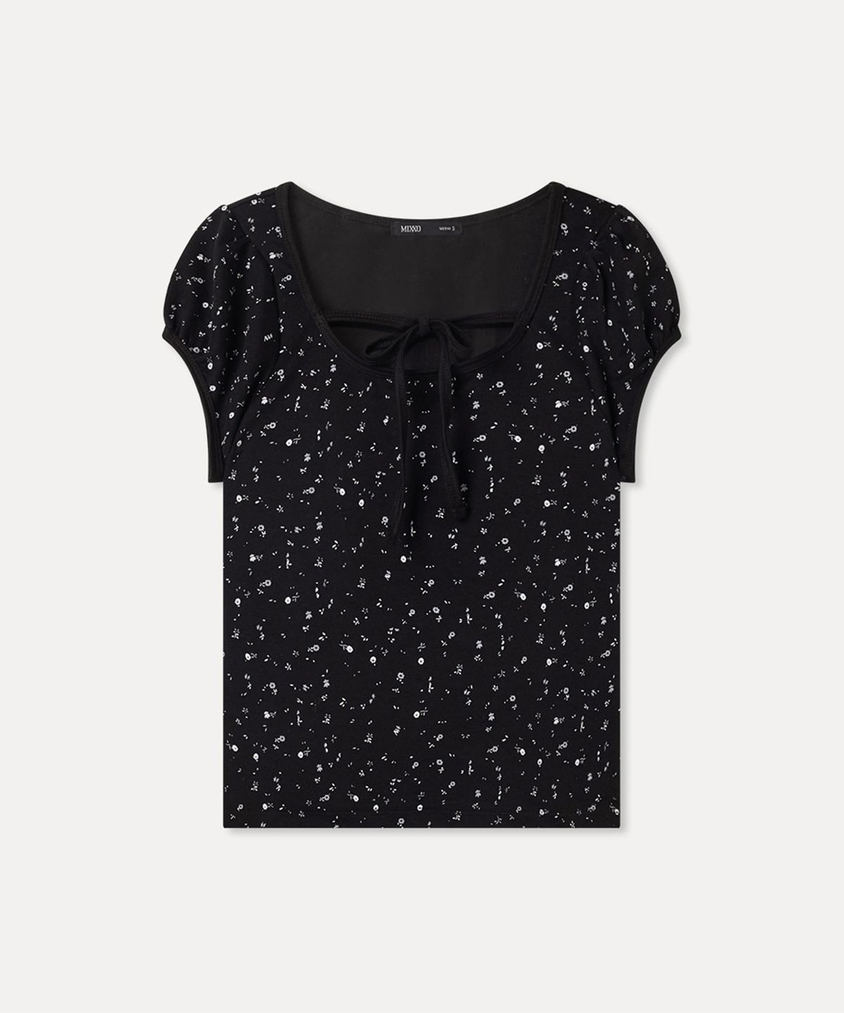미쏘(MIXXO) 잔꽃 반팔 티셔츠 RE HWG108S_MIWHWG31QA