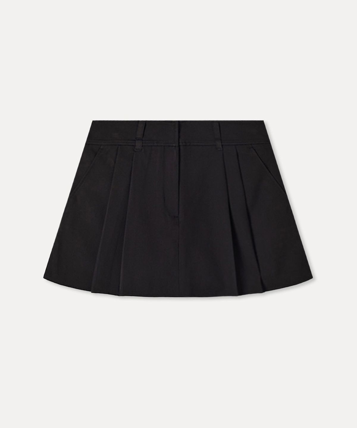 미쏘(MIXXO) 밑단 배색스커트 팬츠_MIWTHG401B