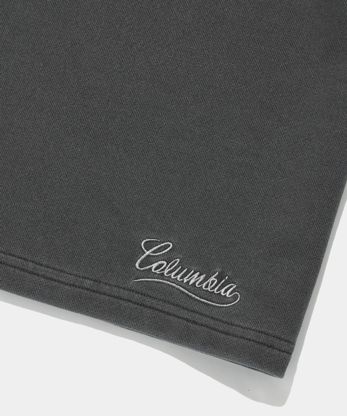 컬럼비아 유니버시티(COLUMBIA UNIVERSITY) NY STREET TAIL DYED TERRY SHORTS PANTS_CHARCOAL