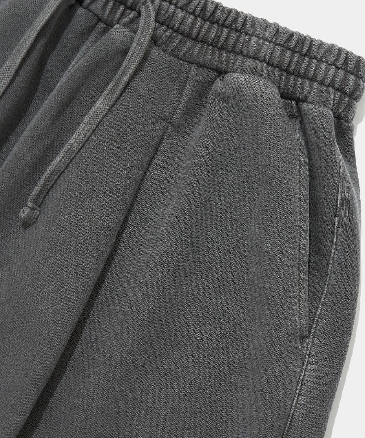 컬럼비아 유니버시티(COLUMBIA UNIVERSITY) BIG POCKET DYED TERRY SHORTS PANTS_CHARCOAL
