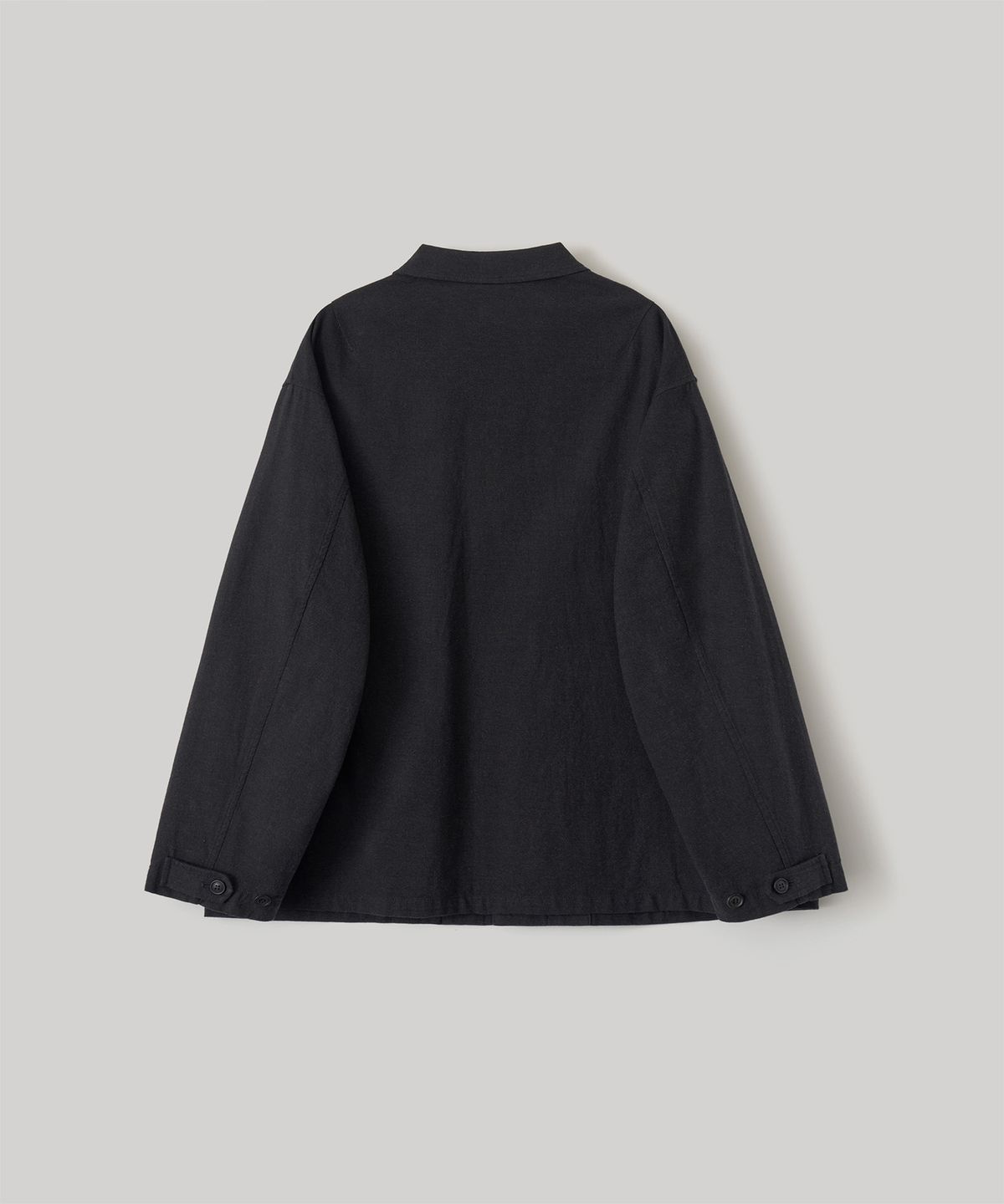 어나더 오피스(ANOTHER OFFICE) Peachskin B.D.U Jacket (Coal)