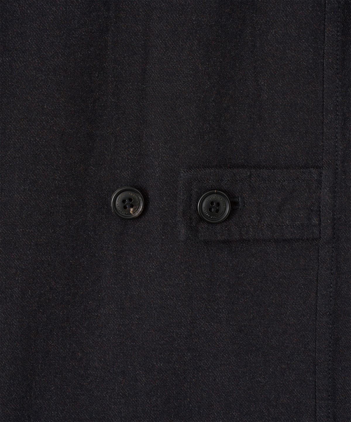 어나더 오피스(ANOTHER OFFICE) Peachskin B.D.U Jacket (Coal)