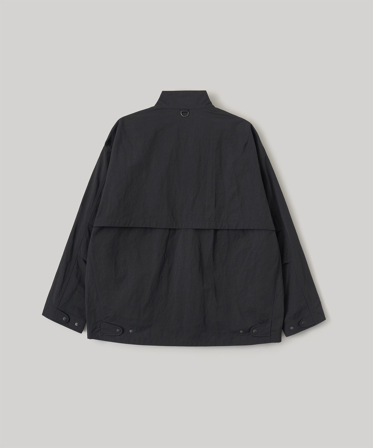 어나더 오피스(ANOTHER OFFICE) Motorcycle High-Neck Jacket (Black)