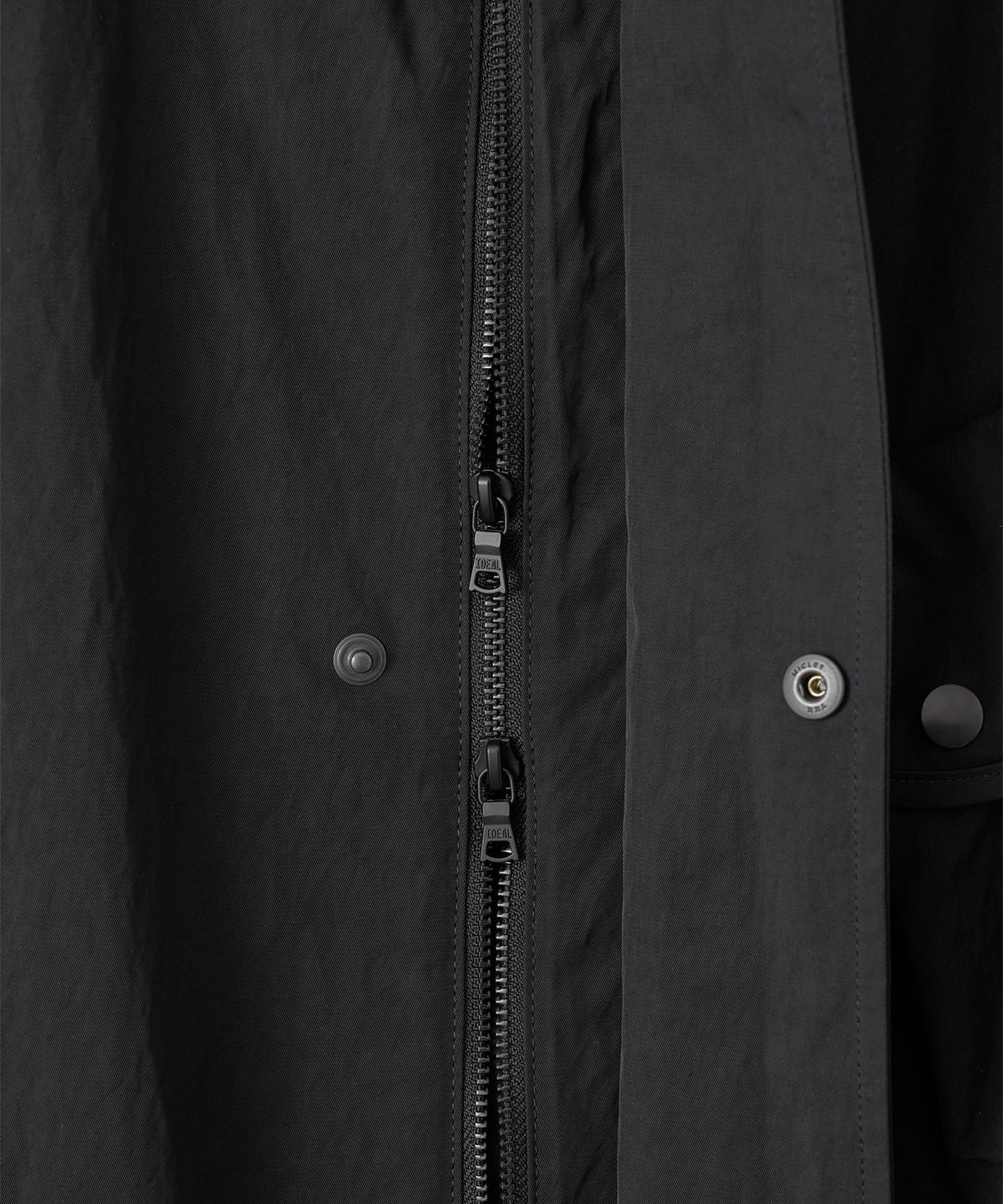 어나더 오피스(ANOTHER OFFICE) Motorcycle High-Neck Jacket (Black)