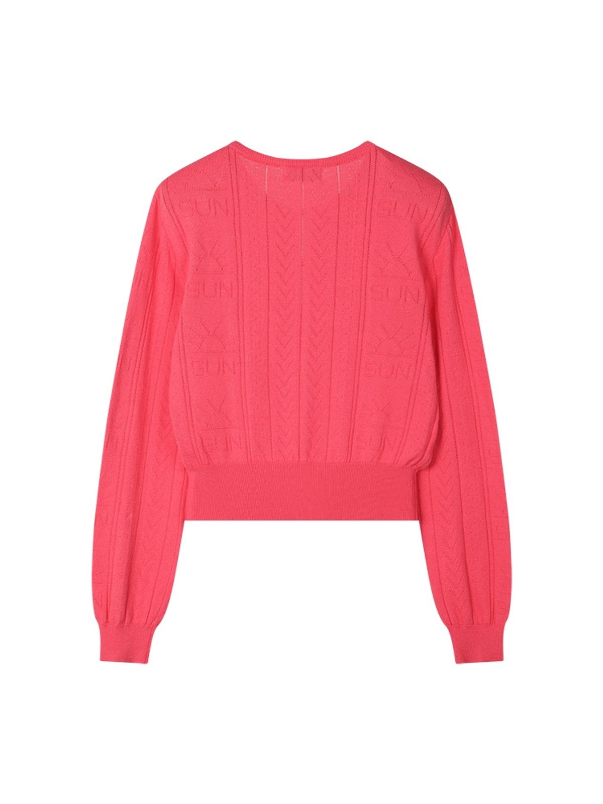 선데이후르츠마켓(SUNDAY FRUIT MARKET) W) SUN LIGHTS CARDIGAN PINK