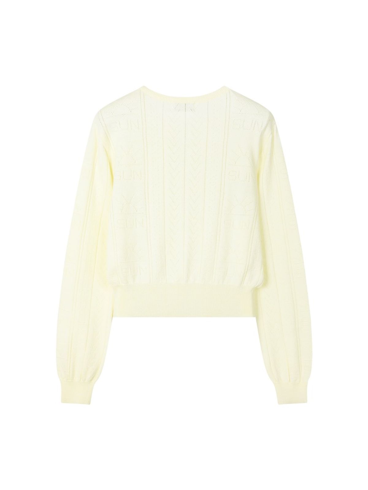 선데이후르츠마켓(SUNDAY FRUIT MARKET) W) SUN LIGHTS CARDIGAN LEMON