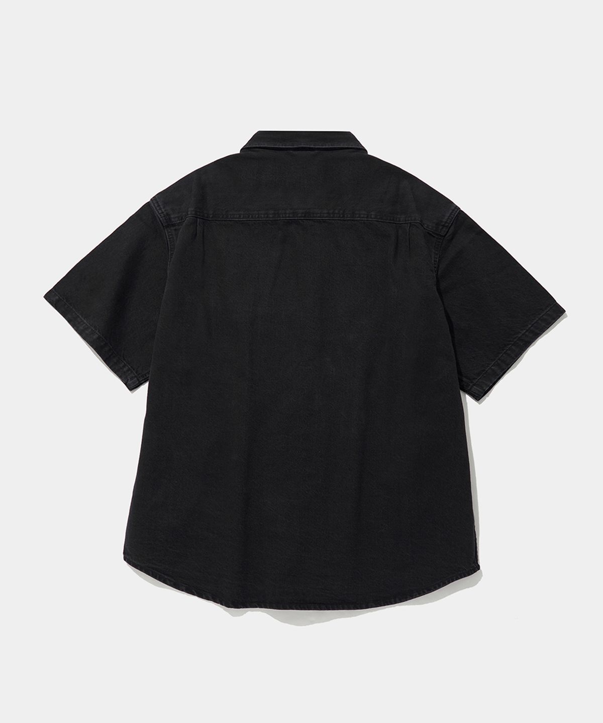 컬럼비아 유니버시티(COLUMBIA UNIVERSITY) UTILITY TWO POCKET DENIM SHIRTS_BLACK