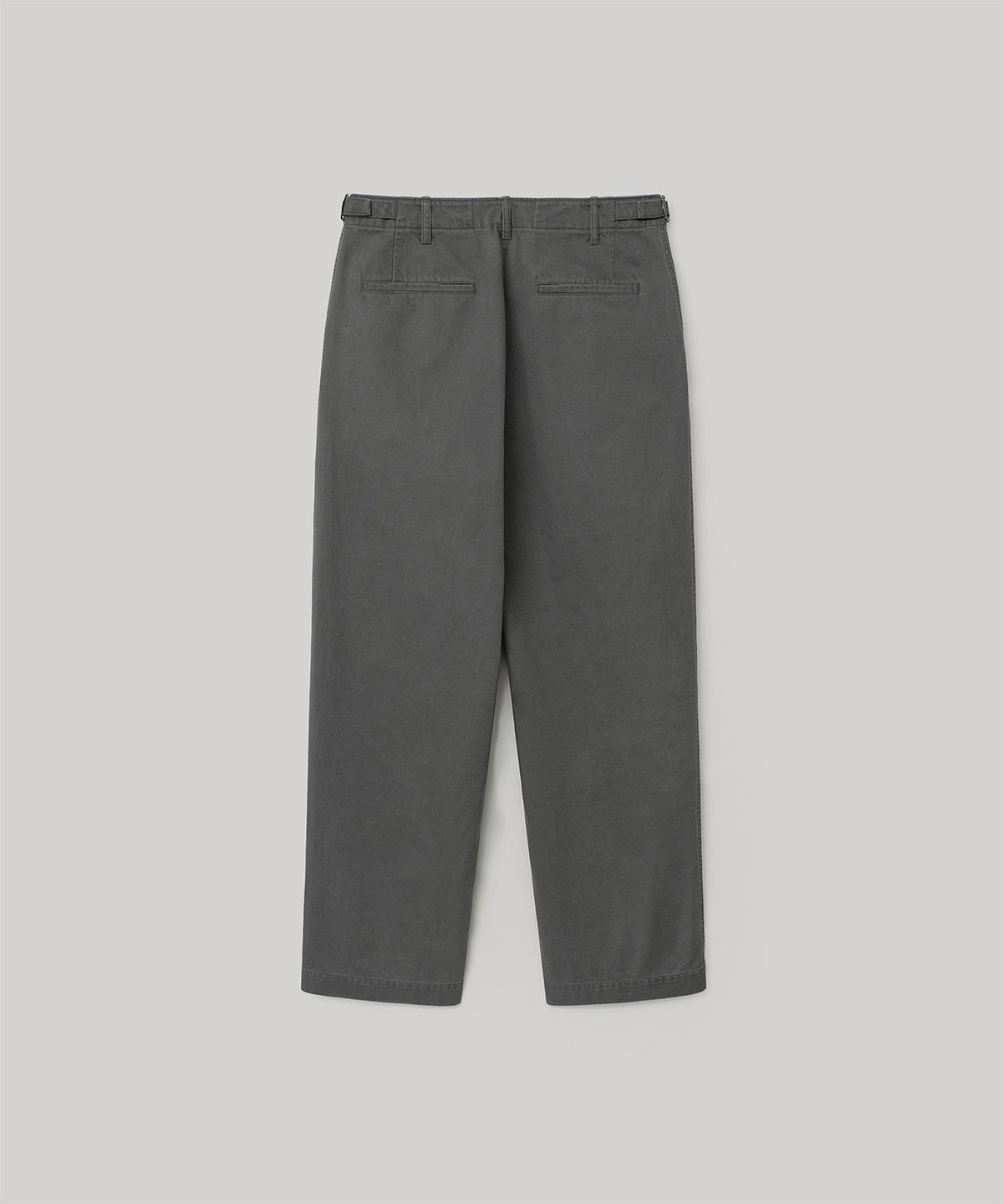 어나더 오피스(ANOTHER OFFICE) French Drill Chino Pants (Smoky Gray)