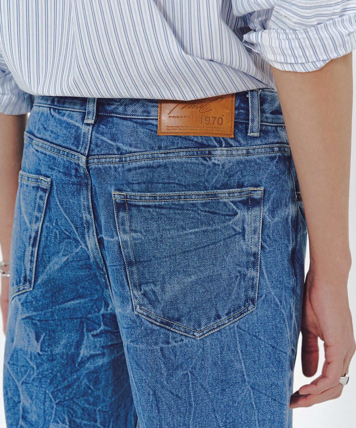 엠엠아이씨(MMIC) ROADIE JEANS (MID BLUE)
