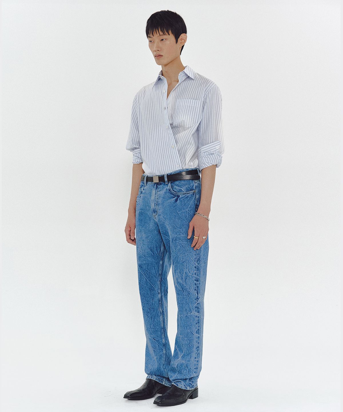 엠엠아이씨(MMIC) ROADIE JEANS (MID BLUE)