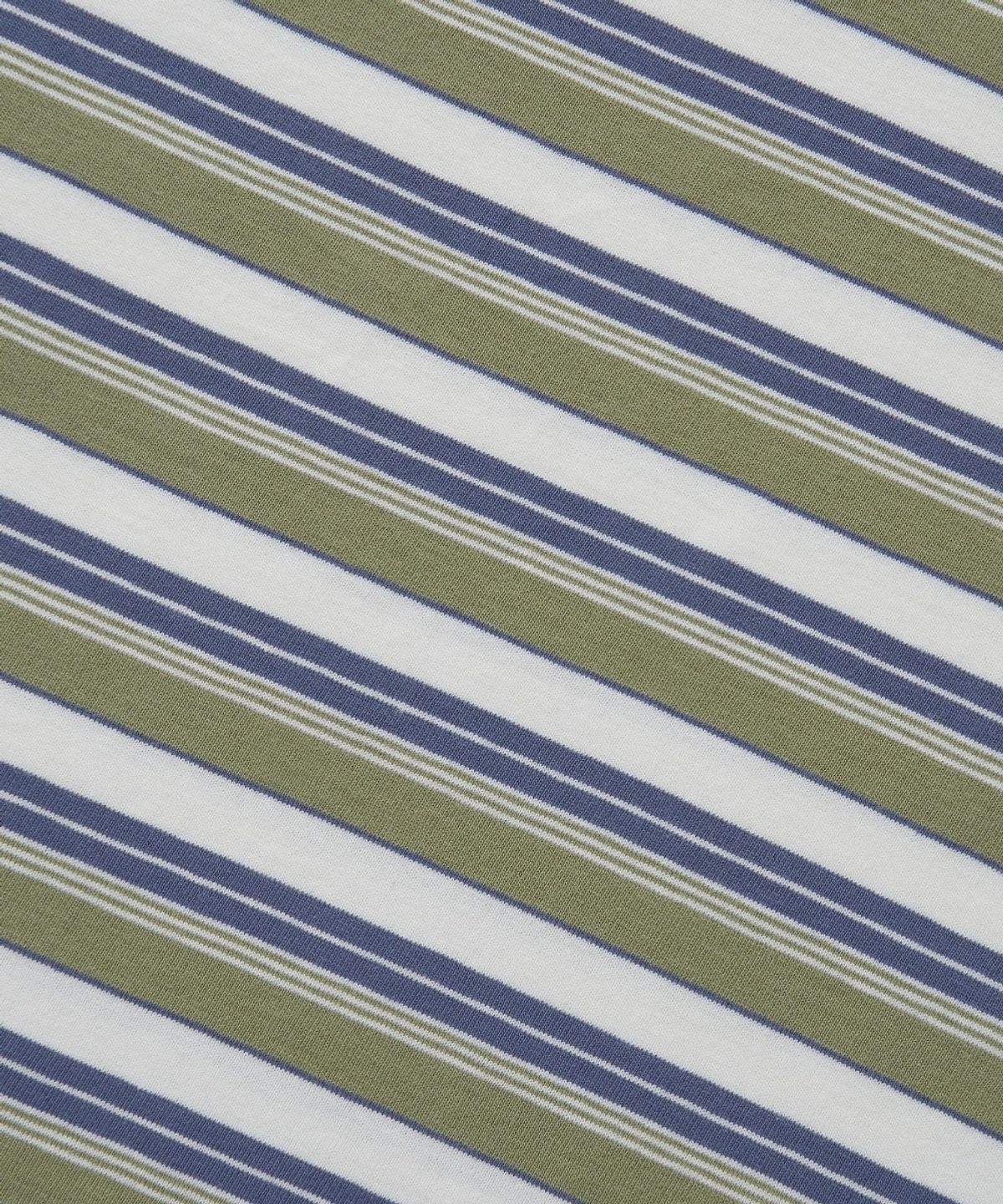 컬럼비아 유니버시티(COLUMBIA UNIVERSITY) COLOR STRIPE POCKET S/S T-SHIRTS_GREEN