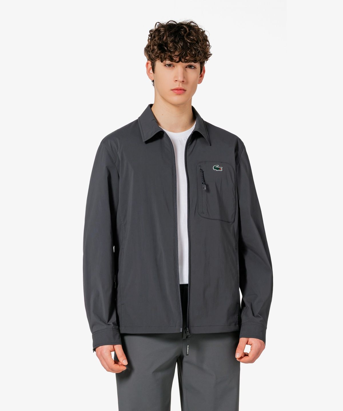 라코스테(LACOSTE) 남성 우븐 셔츠형 점퍼 SH797E-56G S5T