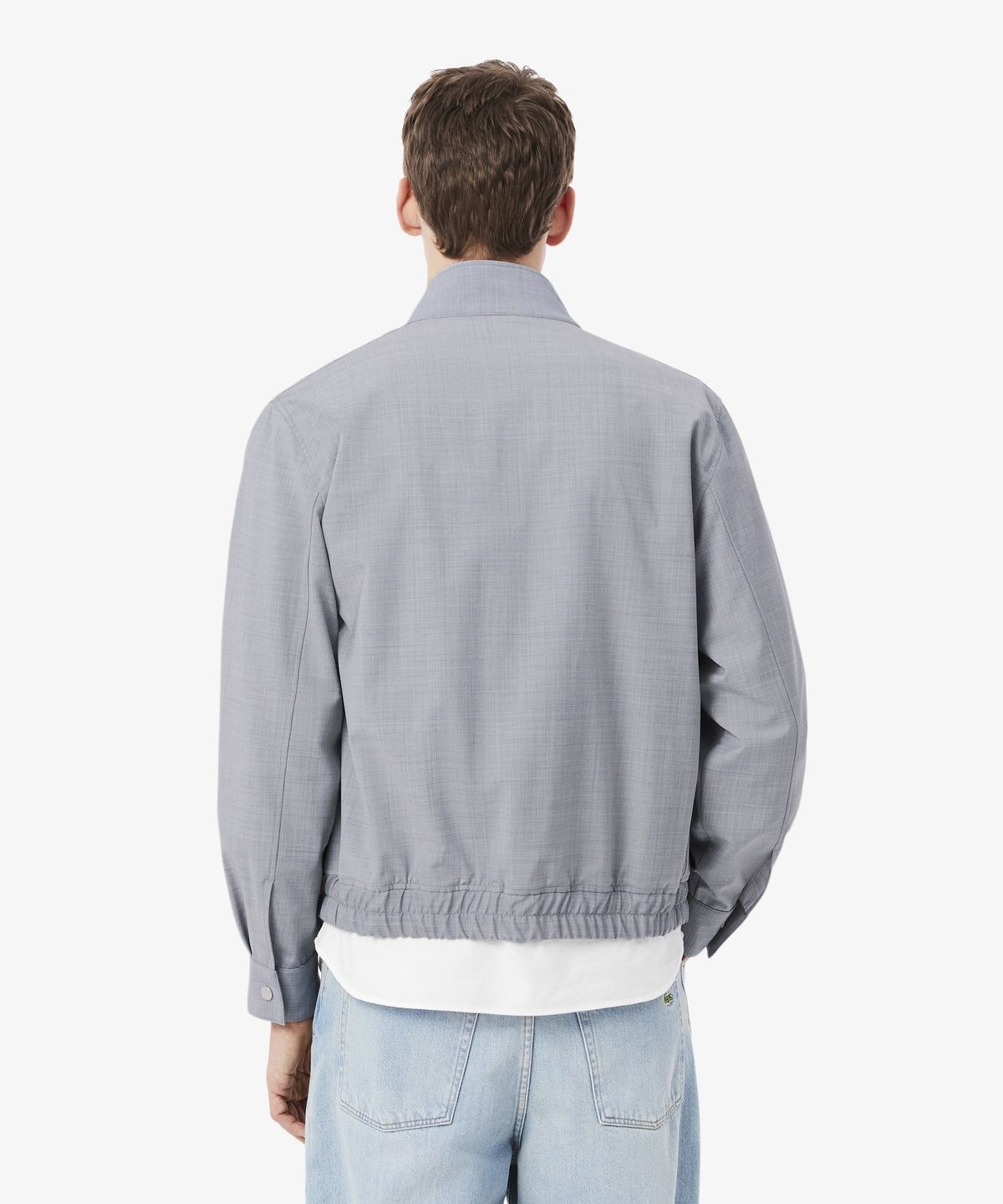 라코스테(LACOSTE) 남성 하이넥 가슴 절개 블루종 BH6267-56G ACZ