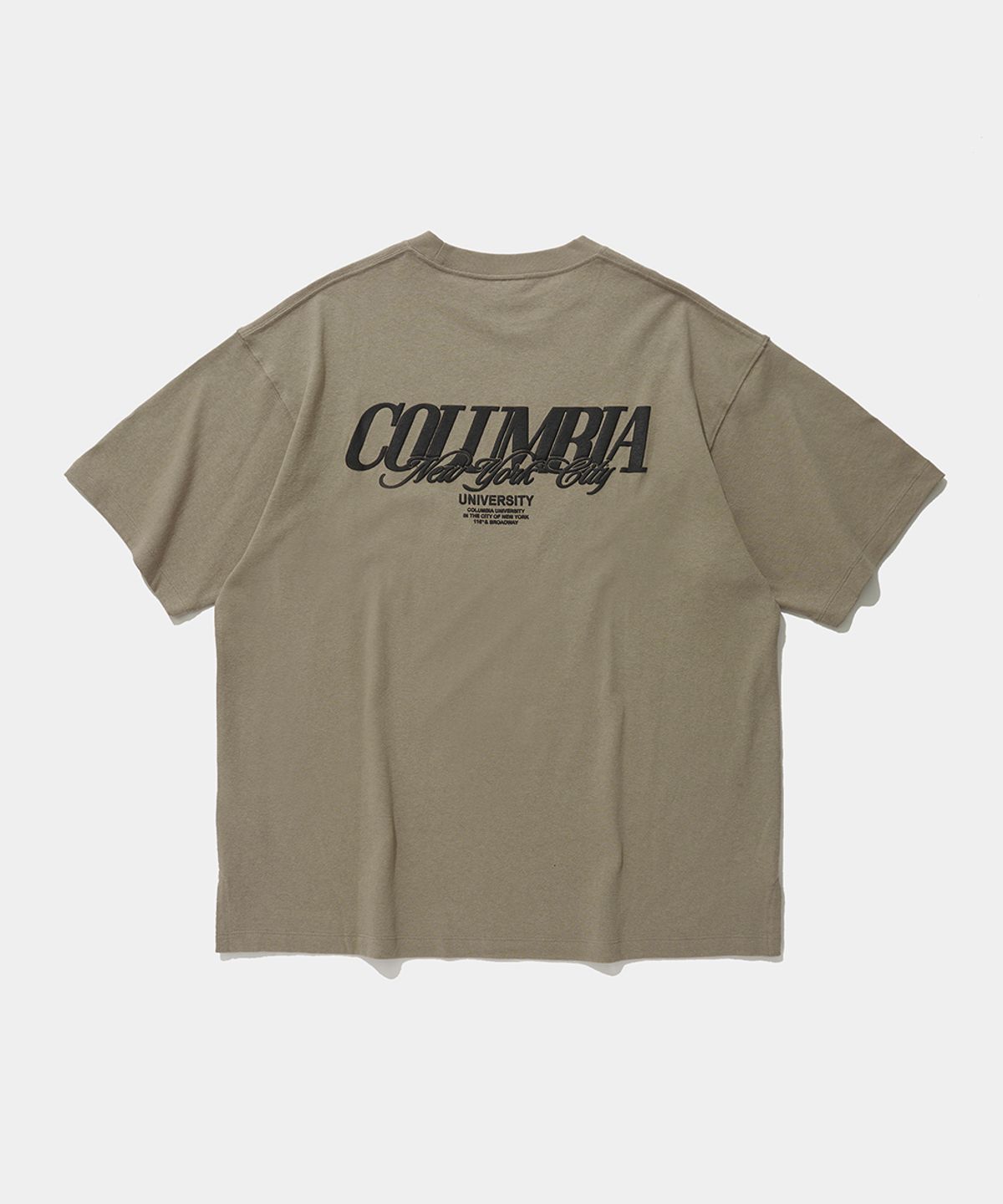 컬럼비아 유니버시티(COLUMBIA UNIVERSITY) URBAN PUFF OVER FIT S/S T-SHIRTS_NATURAL BEIGE