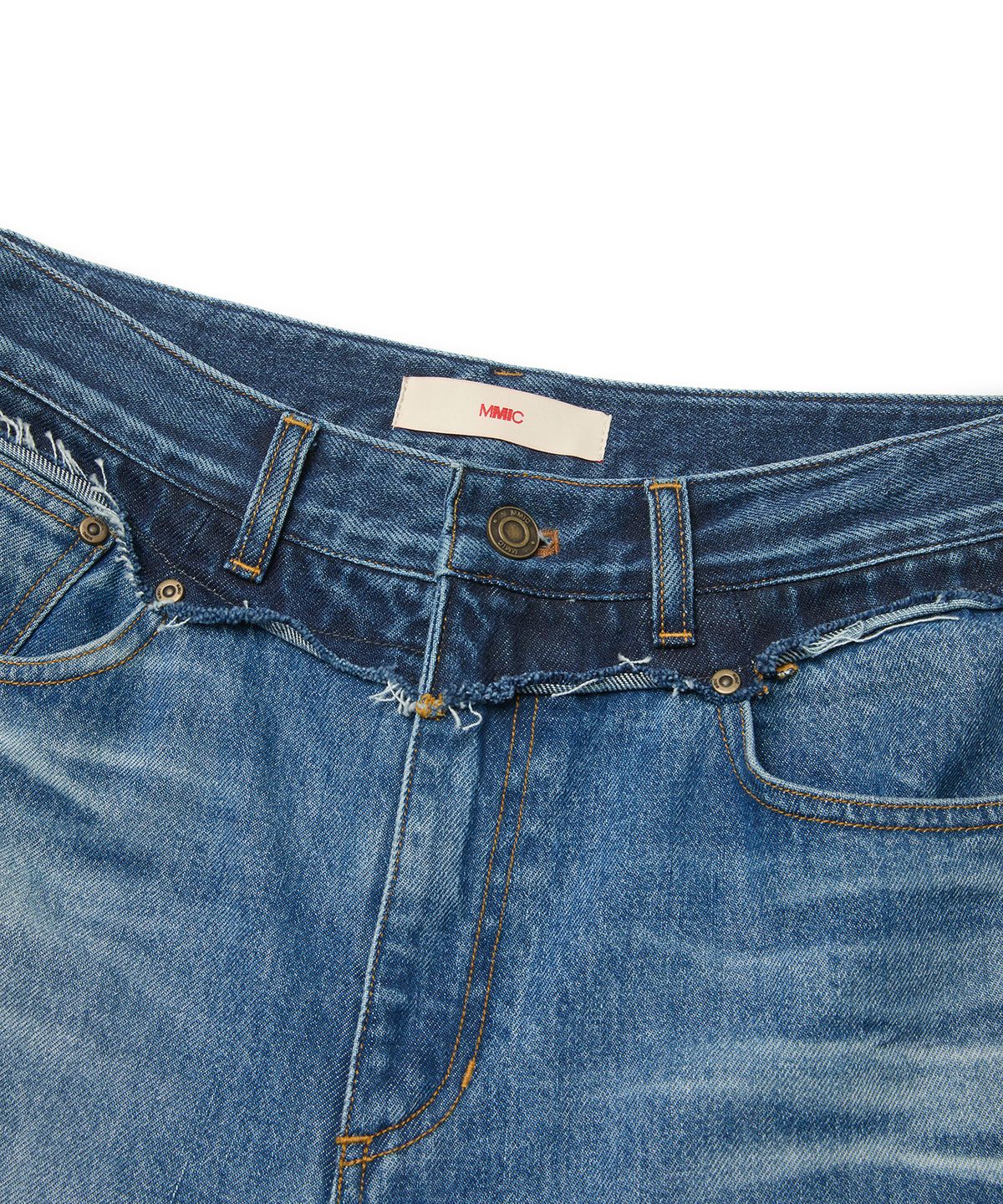 엠엠아이씨(MMIC) OFF JEANS (MID BLUE)