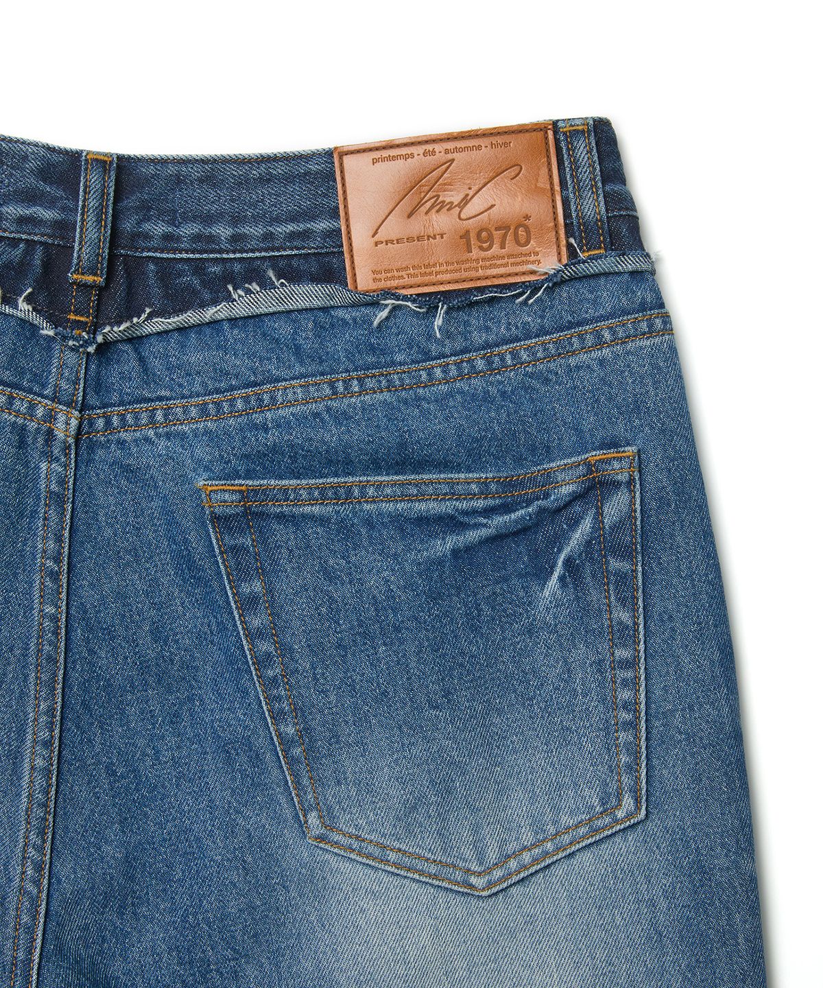 엠엠아이씨(MMIC) OFF JEANS (MID BLUE)