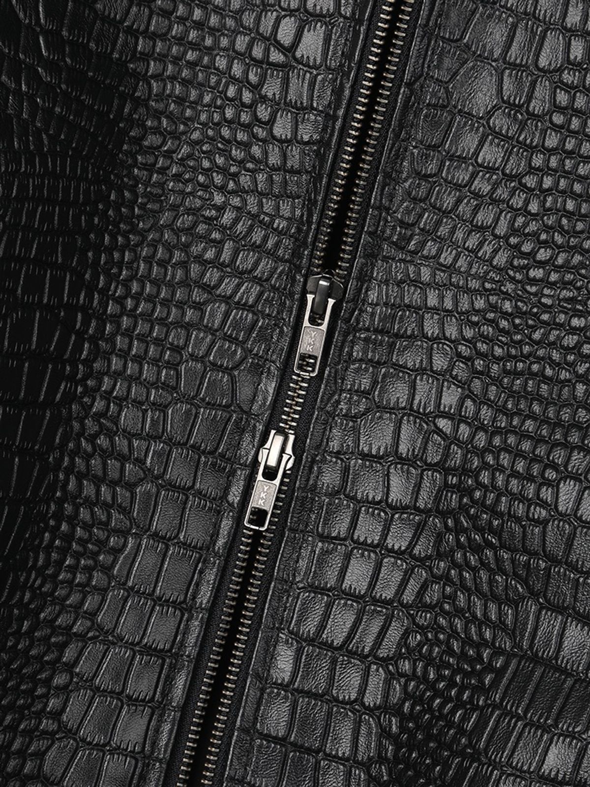 선데이후르츠마켓(SUNDAY FRUIT MARKET) CROC LEATHER JACKET