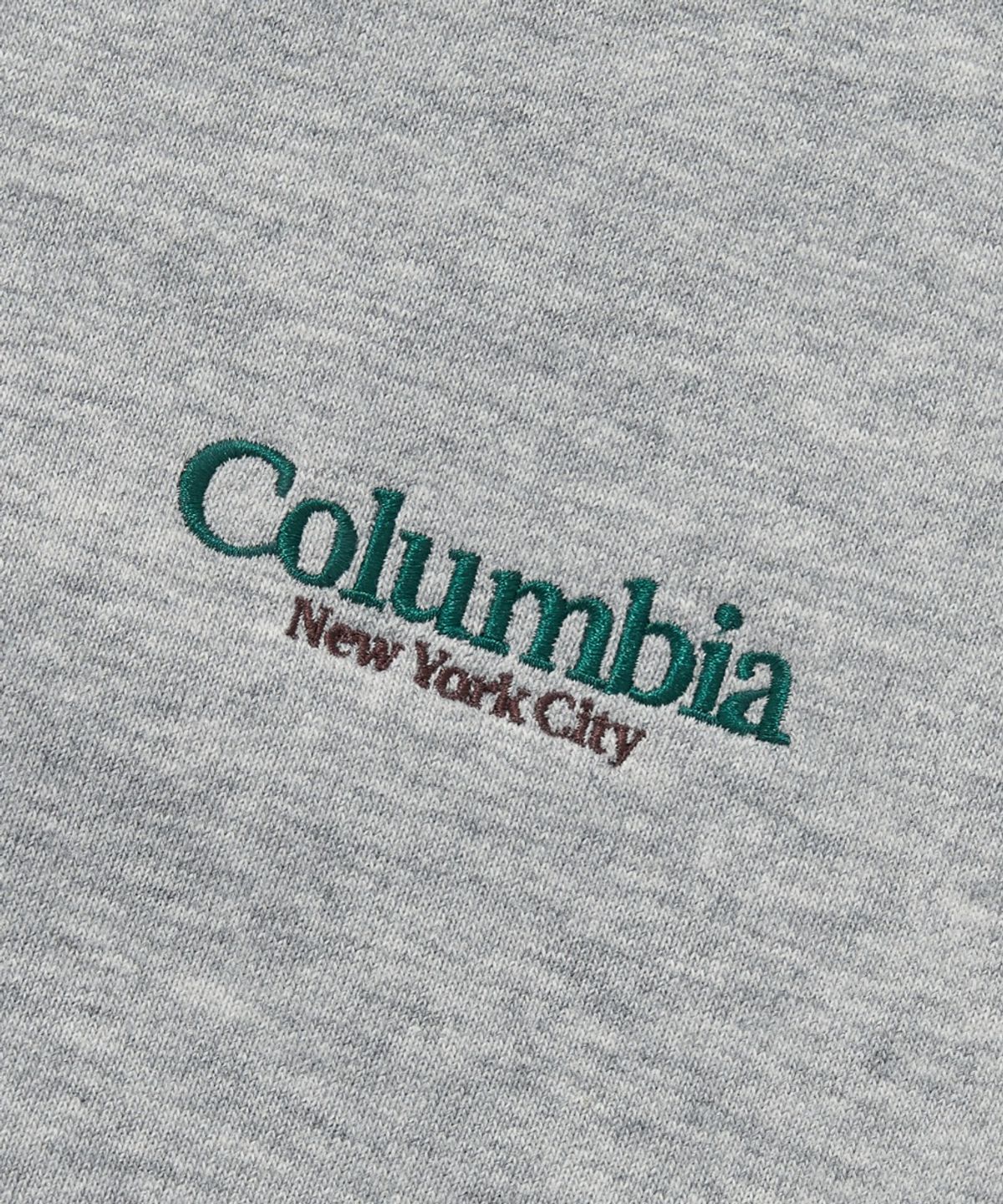 컬럼비아 유니버시티(COLUMBIA UNIVERSITY) NYC EMB TERRY S/S CREW NECK_MELANGE GRAY