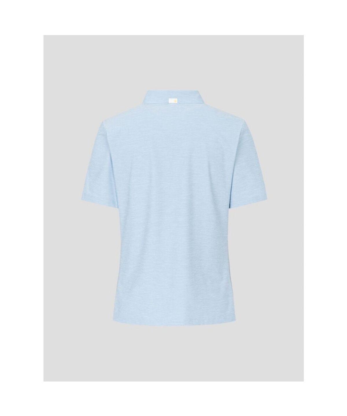 빈폴골프(BEANPOLE GOLF) [B_under] 여성 멜란지 칼라 반소매 티셔츠 - 스카이 블루 (BJ6342L16Q)