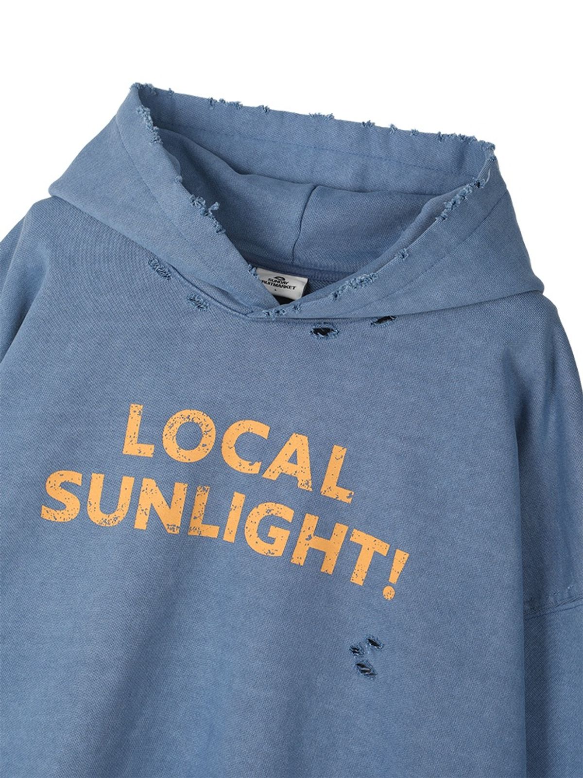 선데이후르츠마켓(SUNDAY FRUIT MARKET) LOCAL SUNLIGHT HOODIE BLUE