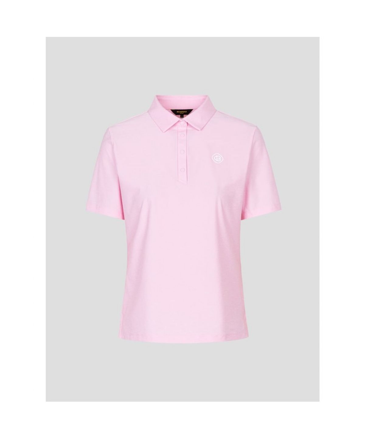 빈폴골프(BEANPOLE GOLF) [B_under] 여성 멜란지 칼라 반소매 티셔츠 - 라이트 핑크