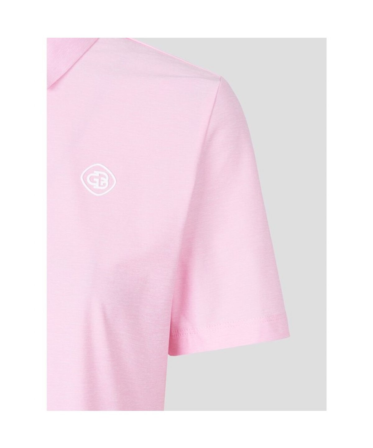 빈폴골프(BEANPOLE GOLF) [B_under] 여성 멜란지 칼라 반소매 티셔츠 - 라이트 핑크