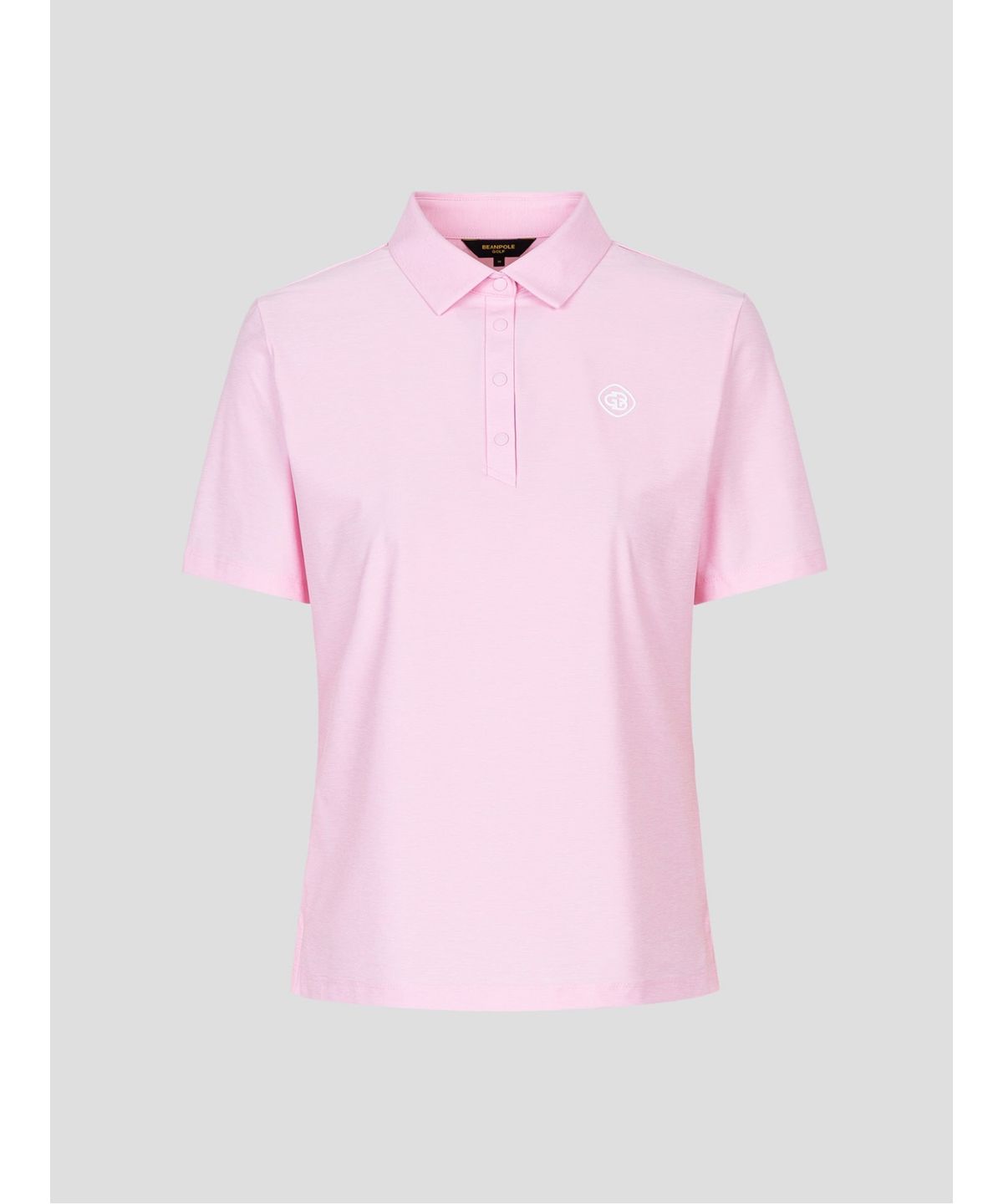 빈폴골프(BEANPOLE GOLF) [B_under] 여성 멜란지 칼라 반소매 티셔츠 - 라이트 핑크