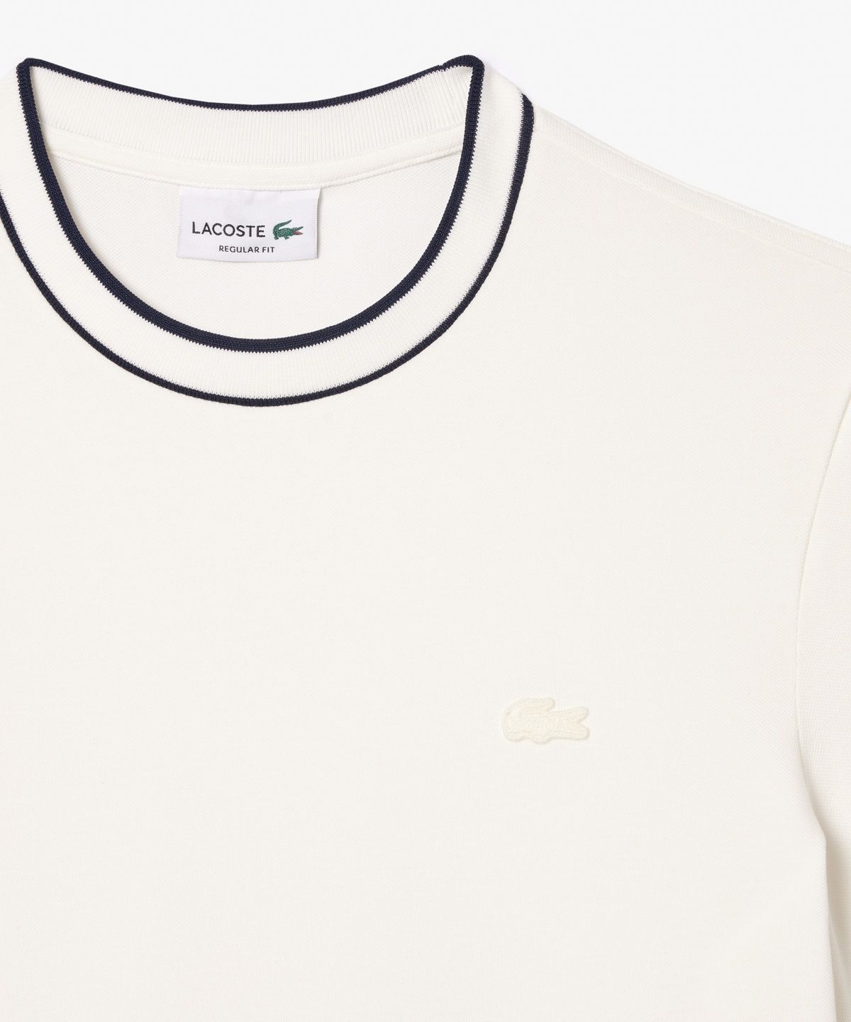라코스테(LACOSTE) 남성 배색 팁핑 라인 매치 피케 반팔 티셔츠 TH1004-56G 70V