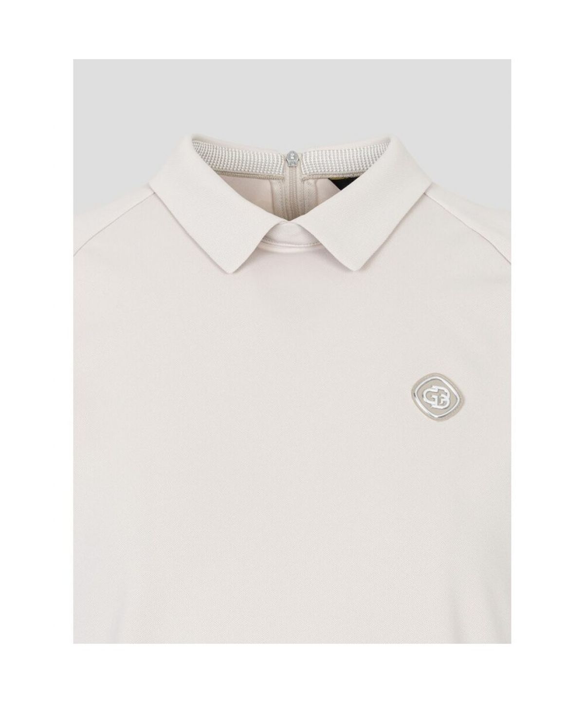 빈폴골프(BEANPOLE GOLF) [B_under] 여성 라인 배색 칼라 반소매 티셔츠 - 베이지 (BJ6342L10A)
