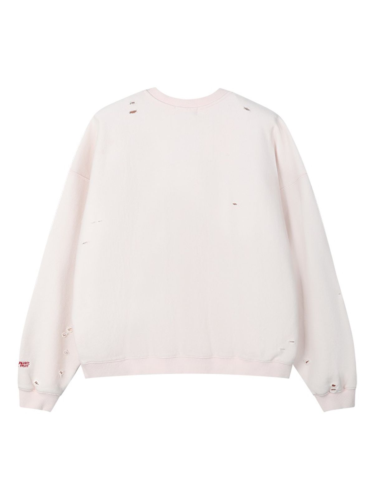 선데이후르츠마켓(SUNDAY FRUIT MARKET) SQUARE APPLE SWEAT CREW PINK