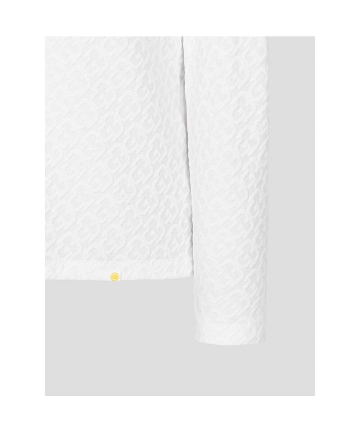 빈폴골프(BEANPOLE GOLF) [B_under] 여성 자카드 하이넥 긴소매 티셔츠 - 화이트 (BJ6141L031)