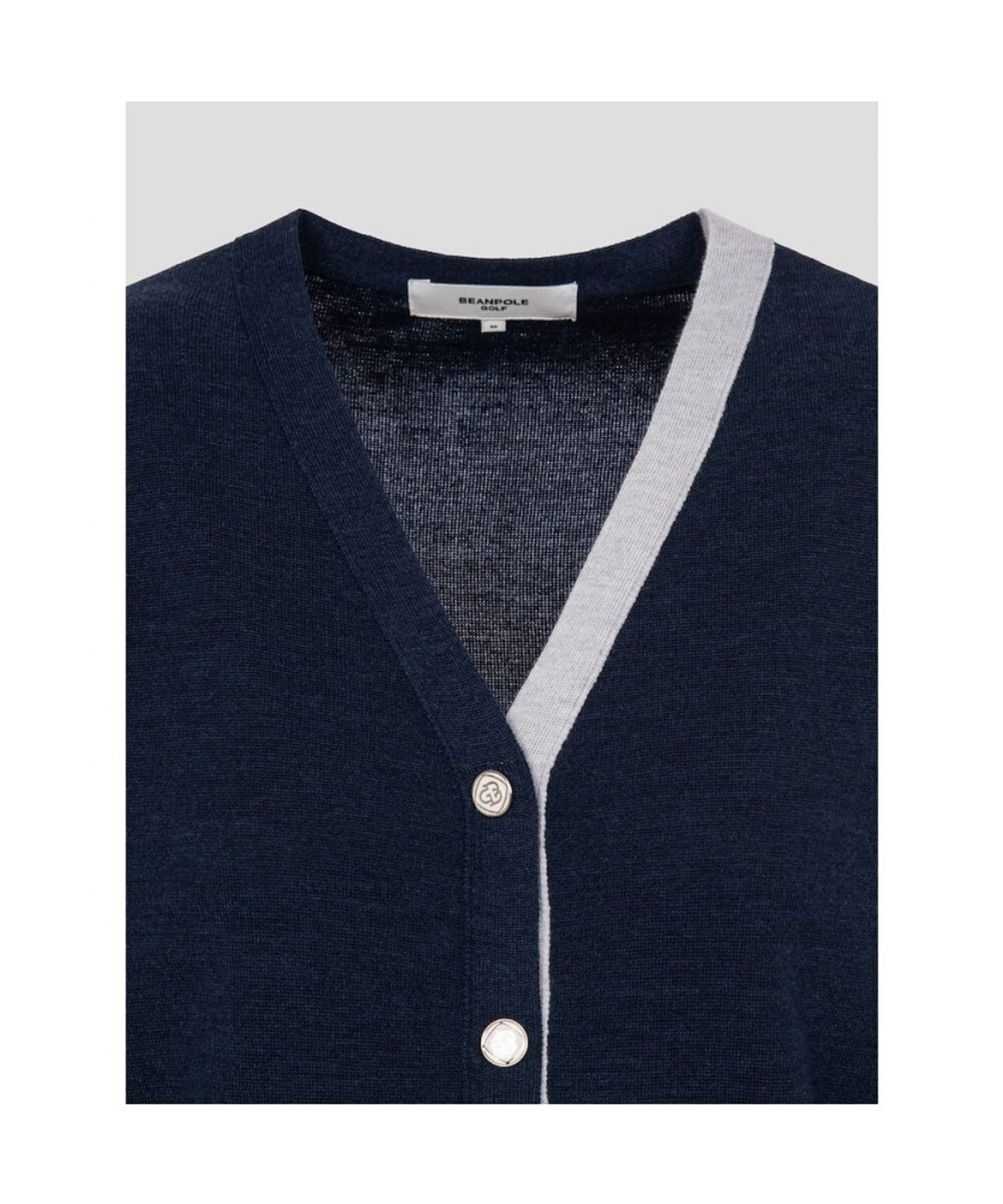 빈폴골프(BEANPOLE GOLF) 여성 브이넥 카디건 - 네이비 (BJ6251A03R)