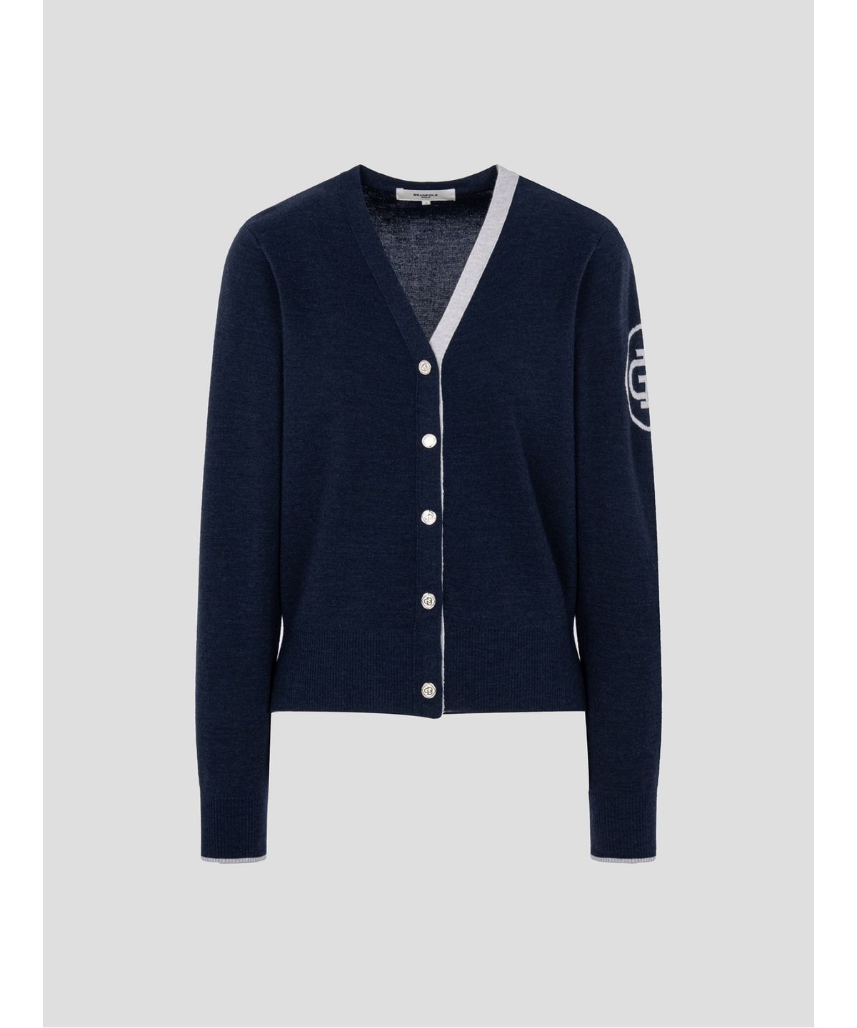 빈폴골프(BEANPOLE GOLF) 여성 브이넥 카디건 - 네이비 (BJ6251A03R)