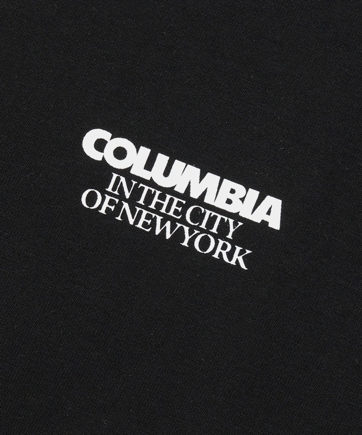 컬럼비아 유니버시티(COLUMBIA UNIVERSITY) BACK LOGO S/S T-SHIRTS_BLACK