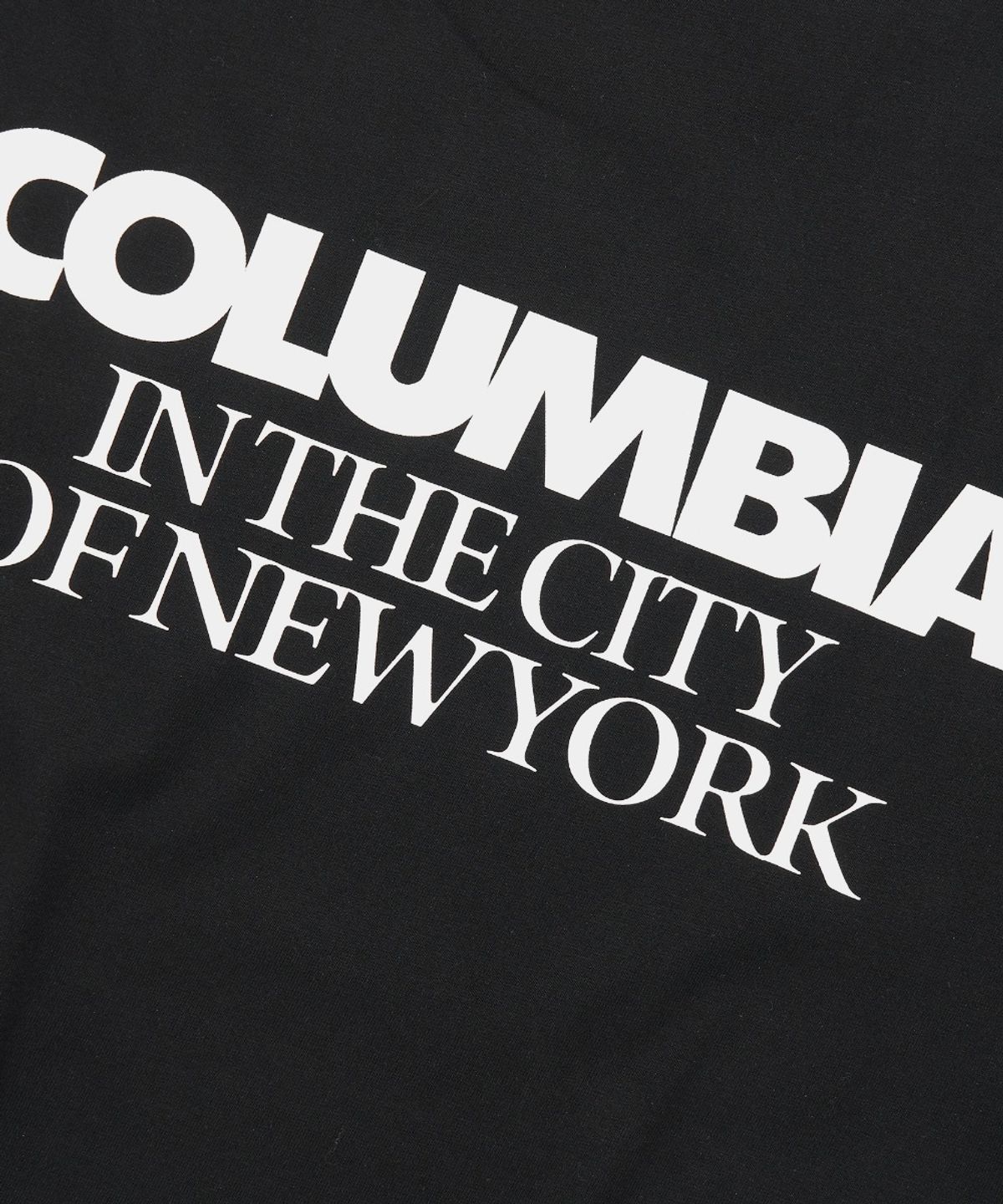 컬럼비아 유니버시티(COLUMBIA UNIVERSITY) BACK LOGO S/S T-SHIRTS_BLACK