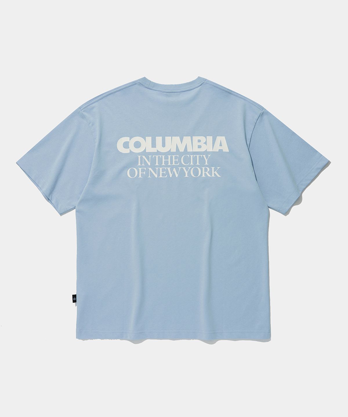 컬럼비아 유니버시티(COLUMBIA UNIVERSITY) BACK LOGO S/S T-SHIRTS_LIGHT BLUE