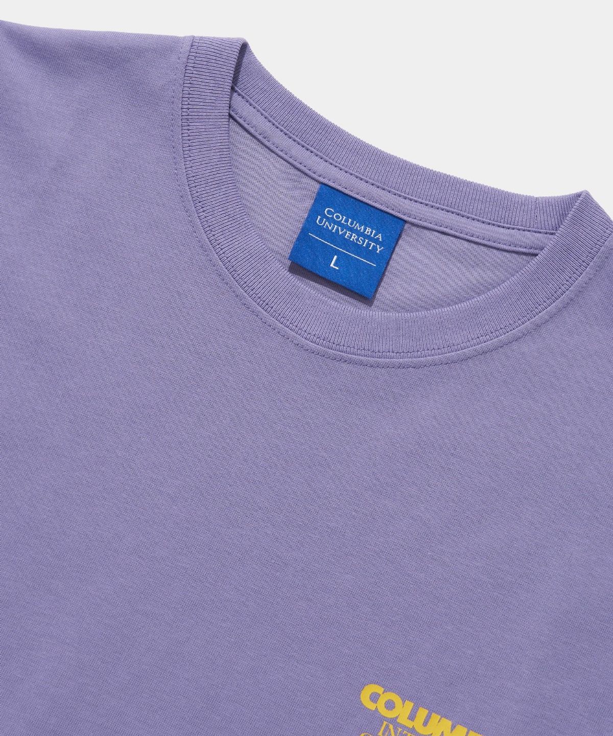 컬럼비아 유니버시티(COLUMBIA UNIVERSITY) BACK LOGO S/S T-SHIRTS_LIGHT VIOLET