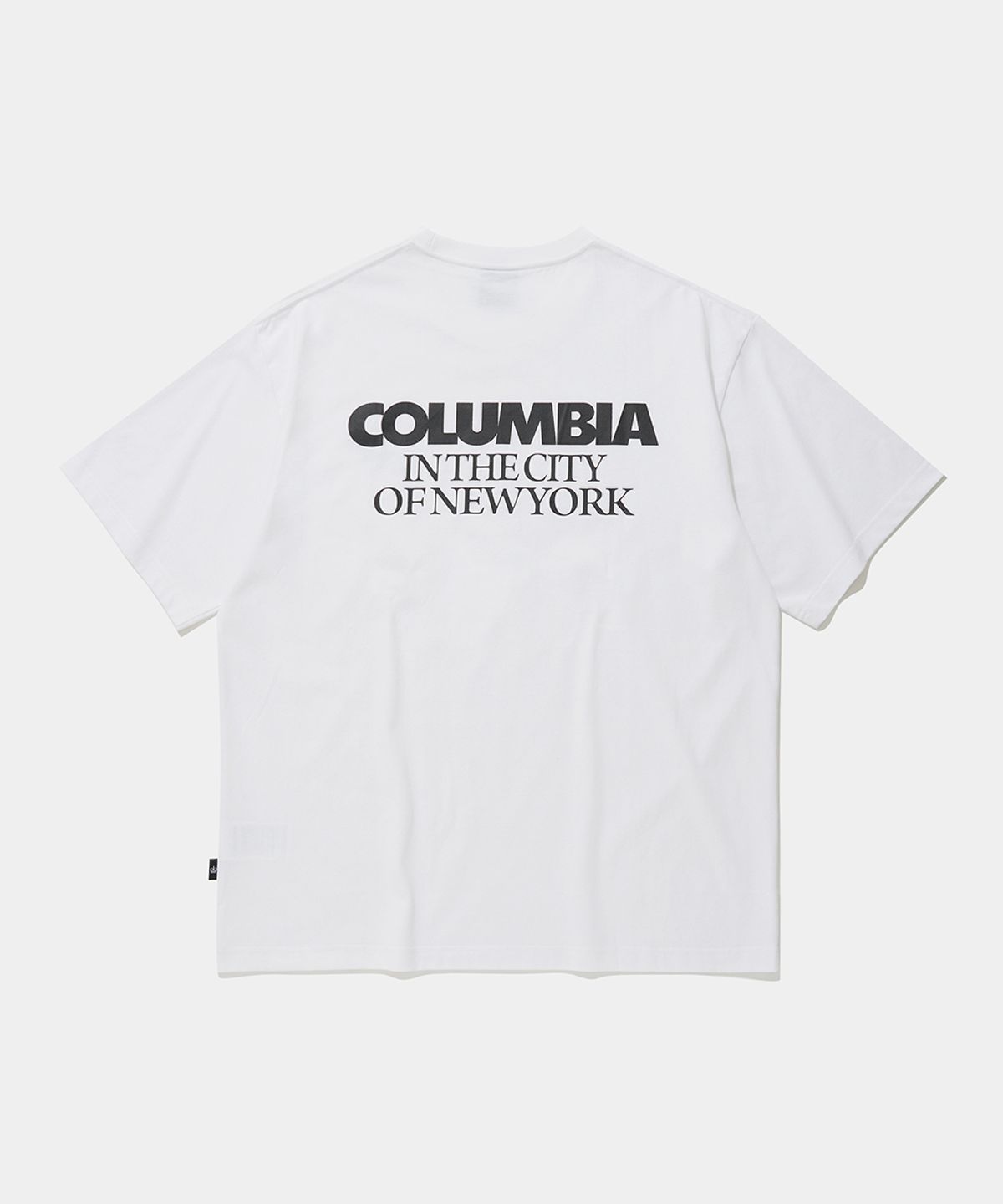 컬럼비아 유니버시티(COLUMBIA UNIVERSITY) BACK LOGO S/S T-SHIRTS_WHITE