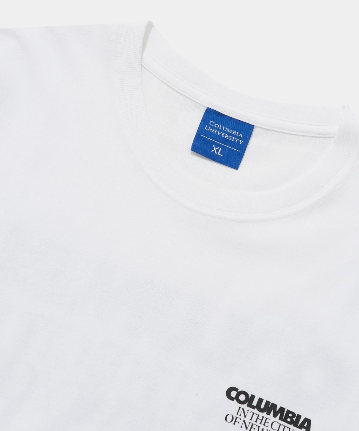 컬럼비아 유니버시티(COLUMBIA UNIVERSITY) BACK LOGO S/S T-SHIRTS_WHITE