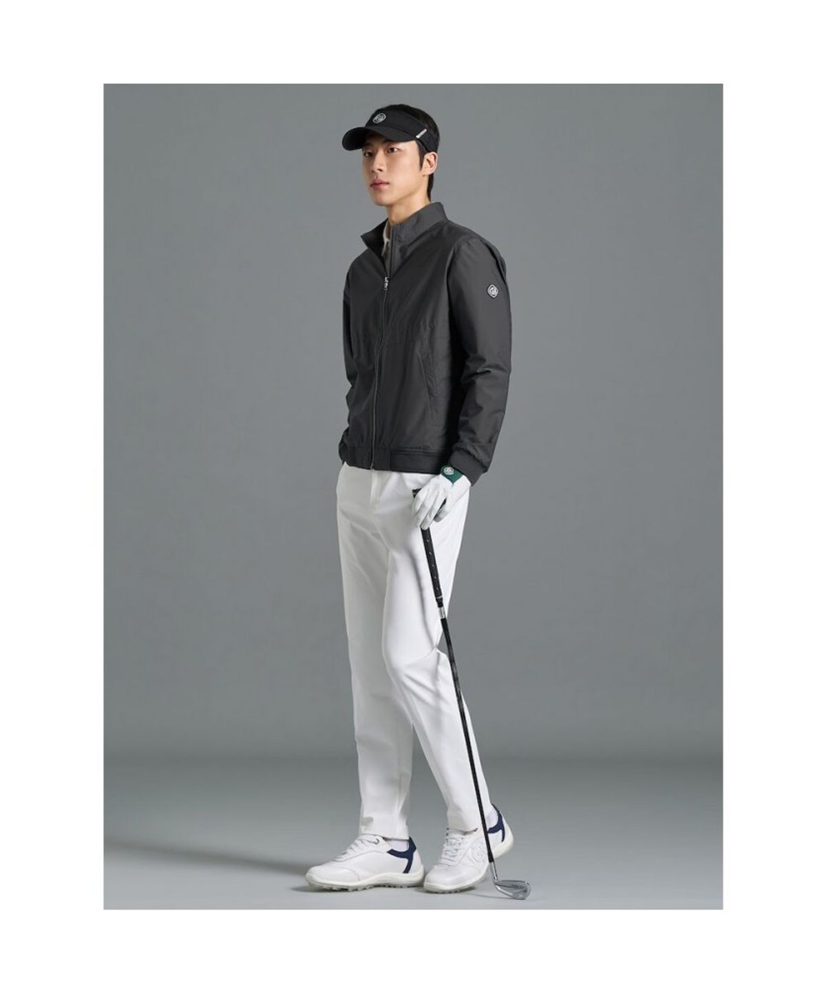 빈폴골프(BEANPOLE GOLF) 남성 경량 블루종 점퍼 - 애쉬