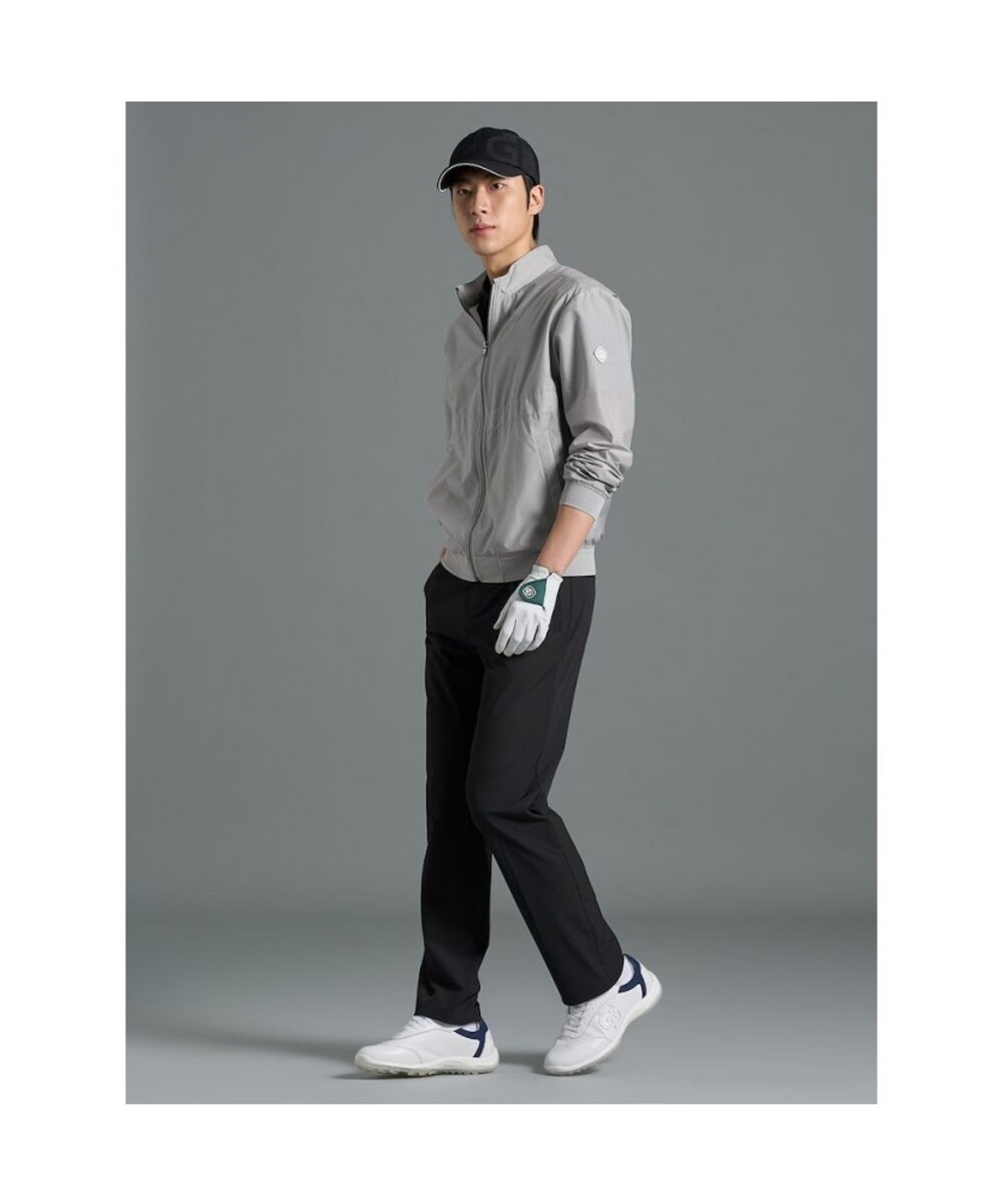 빈폴골프(BEANPOLE GOLF) 남성 경량 블루종 점퍼 - 베이지