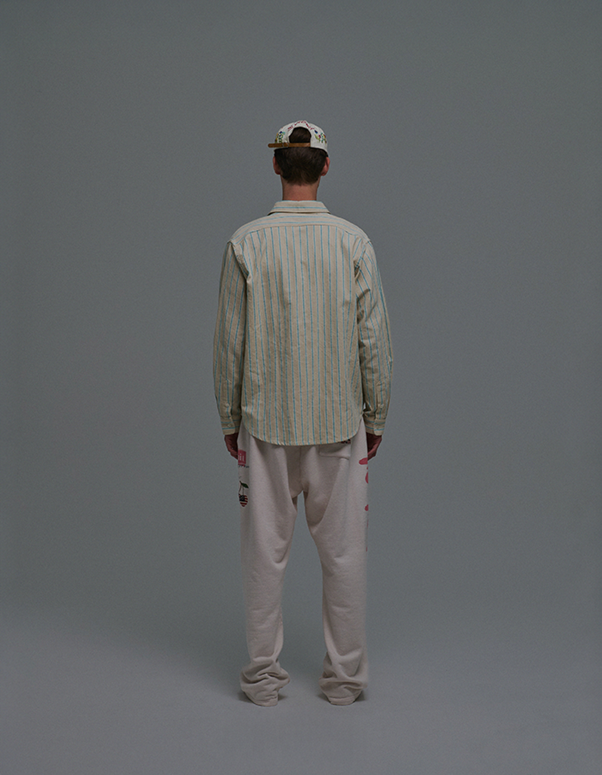 선데이후르츠마켓(SUNDAY FRUIT MARKET) SUN DENIM STRIPE SHIRT BEIGE